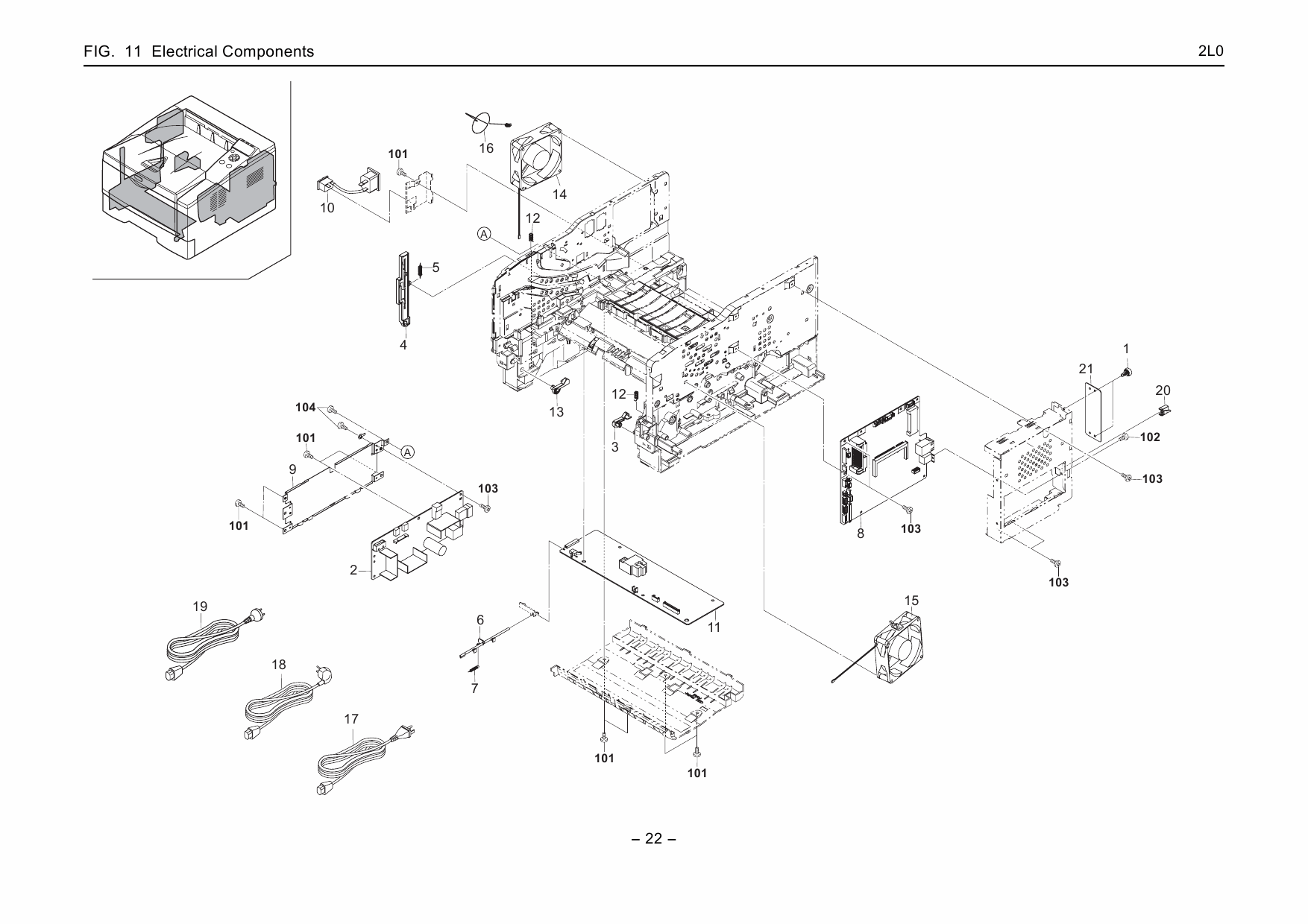 KYOCERA LaserPrinter FS-1370DN PF-100 Parts and Service Manual-6